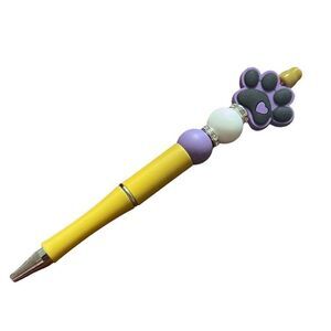 Paw print chunky‎ bead pen